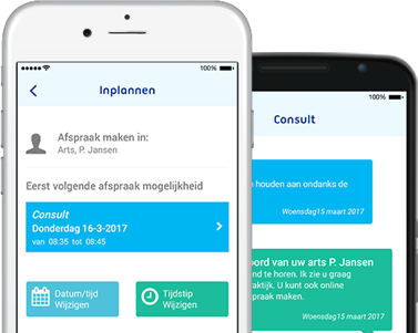 iphones, afspraak inplannen, vivitas